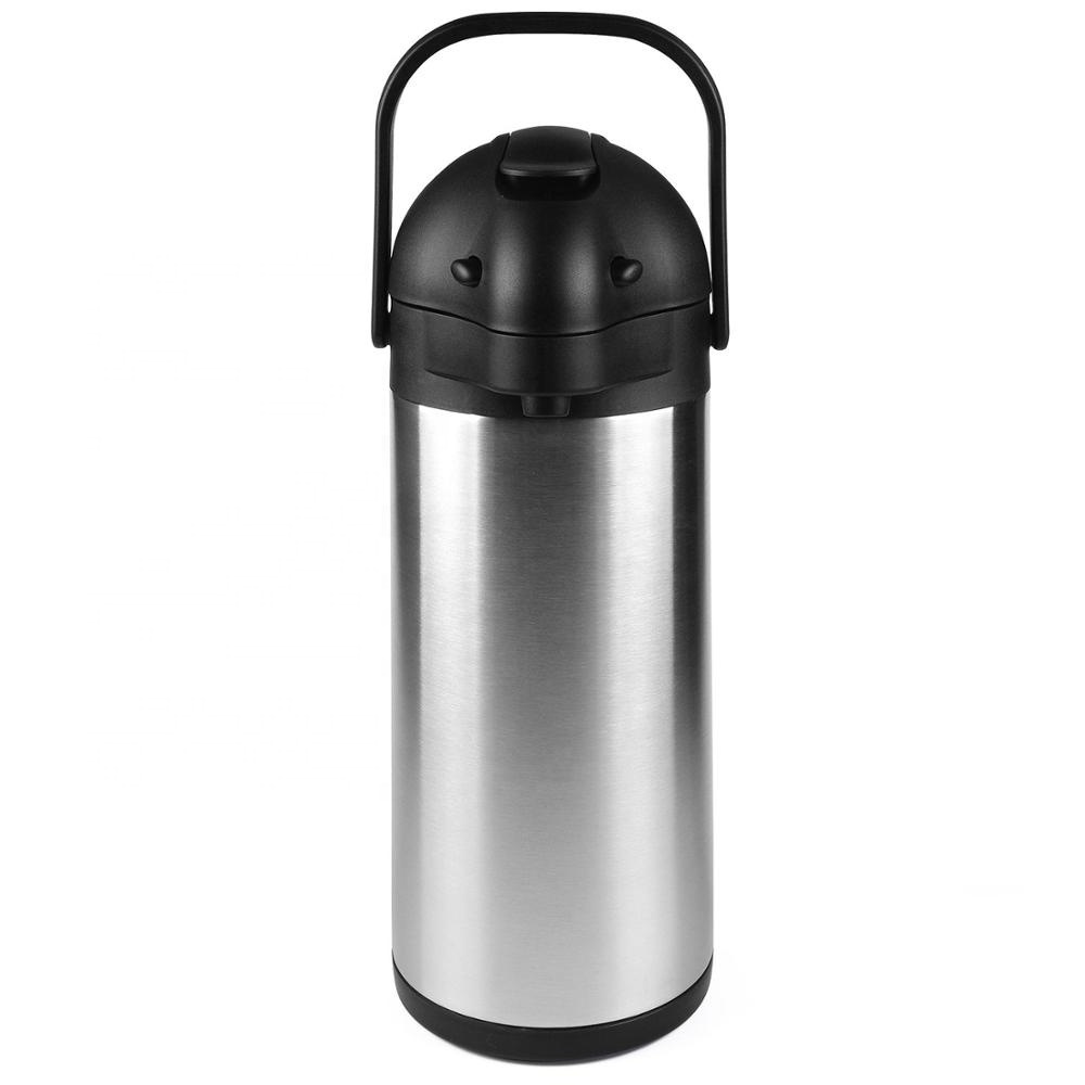 Hot Selling Airpot Coffee Dispenser with Pump Insulated Stainless Steel Coffee Carafe Thermal Beverage Dispenser