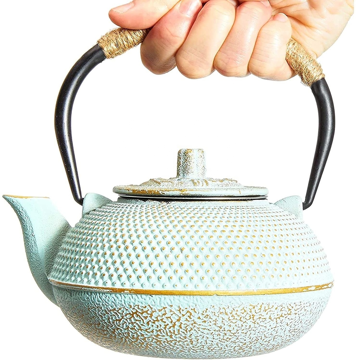 Hot Sale Japanese Cast Iron Teapot With Stainless Steel Infuser For Loose Leaf Tea Teabags Stovetop Safe Cast Iron Tea Kettle