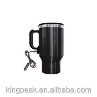 Hot Selling 16oz Plug In Warmer Travel Mug Electric Coffee Mug with Car Plug usb heated thermos mug