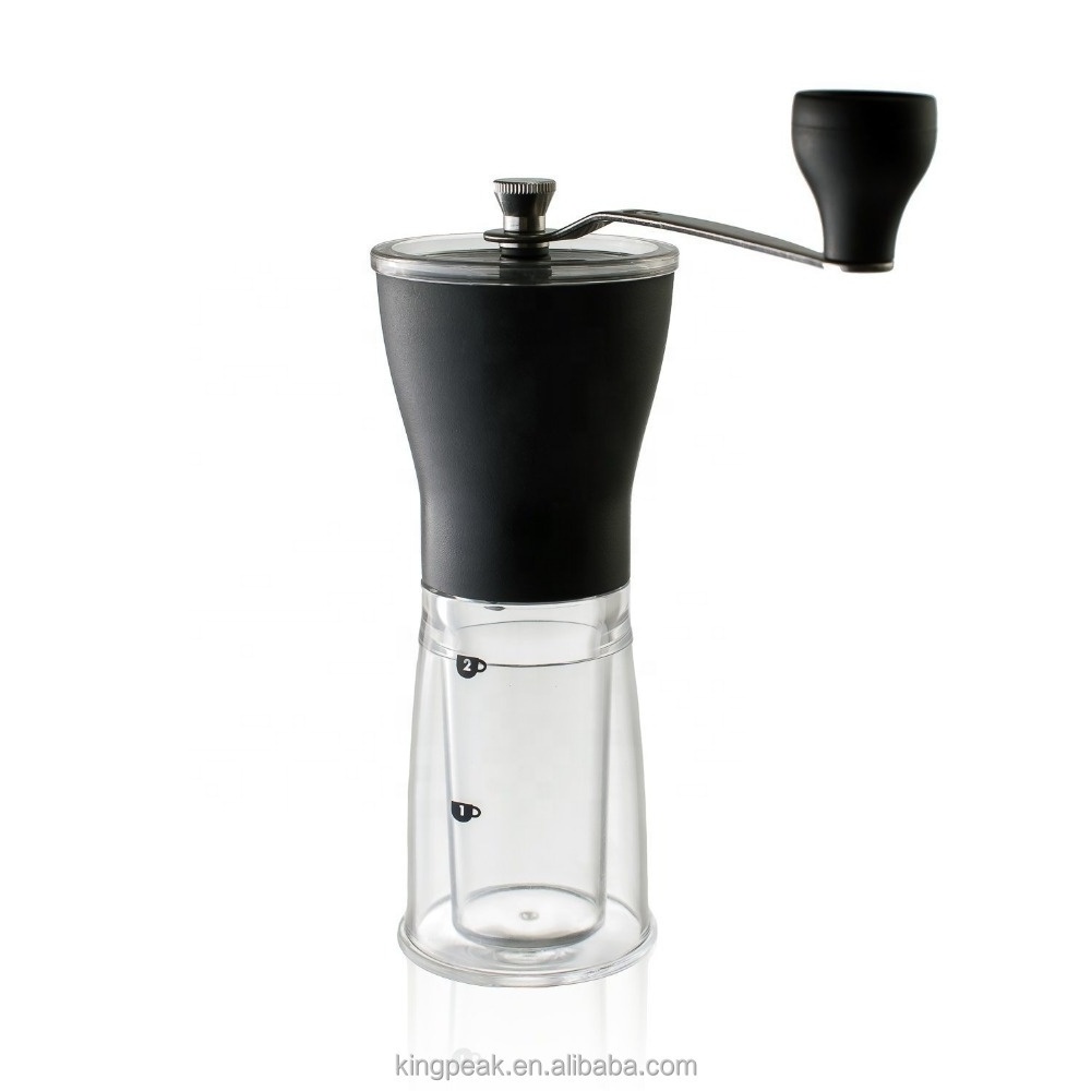 Hot Sale Manual Coffee Grinder with Ceramic Burrs Hand Coffee Mill with Adjustable Coarsenes Portable Coffee Mill Grinder