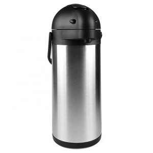 Hot Selling Airpot Coffee Dispenser with Pump Insulated Stainless Steel Coffee Carafe Thermal Beverage Dispenser