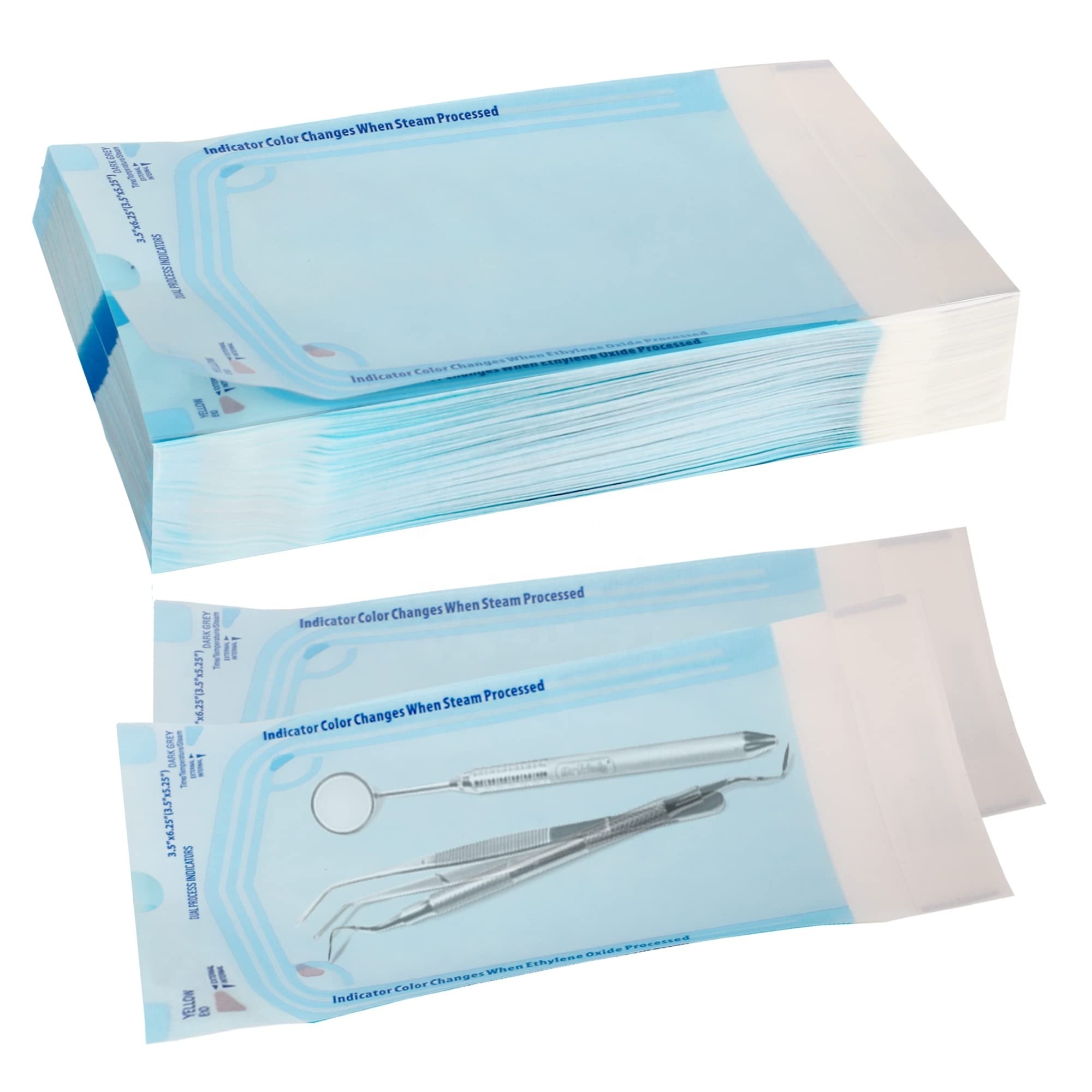 Medical Sterile Bag Dental Packaging Peel Pack Self-Seal Sterilization Pouch