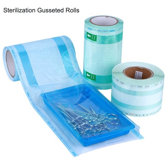 Sterilization Paper Film Pouch for Medical / Dental Disposable Sterile Pouch Reel