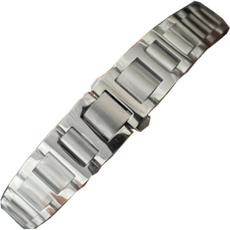 High quality men's and women's quartz mechanical wristbands accept custom stylish simple stainless steel wristbands for cartier