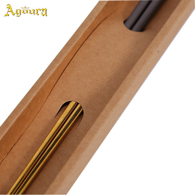 Single pair chopstick kraft paper box rigid cover packaging box customized tableware chopstick box