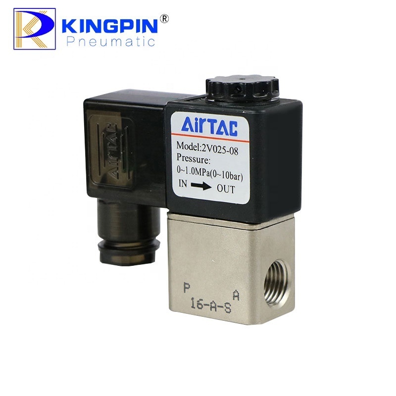 5 Ports 4 Way 2 Position Piloted Pneumatic Valve 1/4