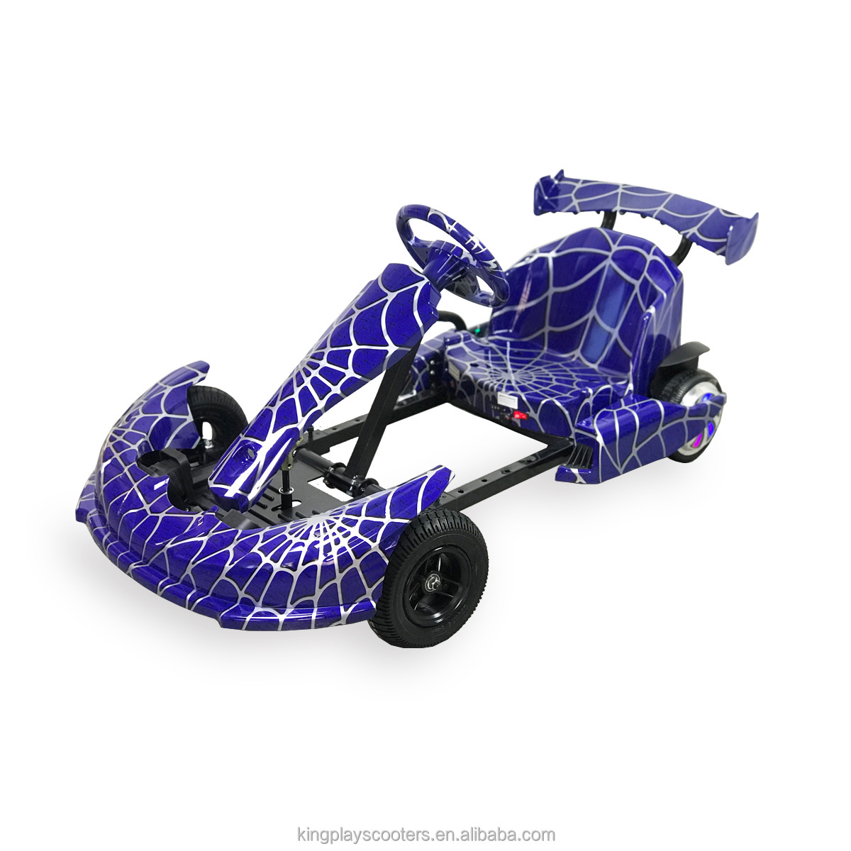 CE New Design Battery Power Kids Electric Go Kart High Speed Cheap Printing Colorful Electronic Racing Go Karts For Children