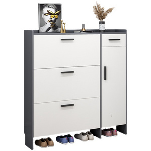 New Product  Large capacity shoe cabinet Multi layer shoe rack living room  Bench and shoe box 60 x 100 x 36 cmcm