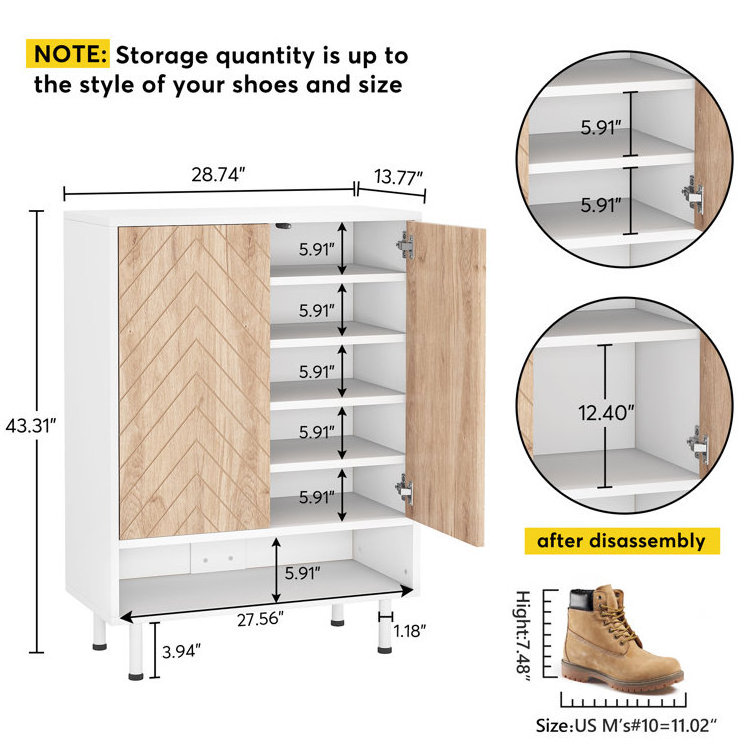 Best selling Living Room Furniture Foldable Shoe Rack Storage Organizer Ultra Thin Shoe Cabinet Wall Mounted Shoe Storage