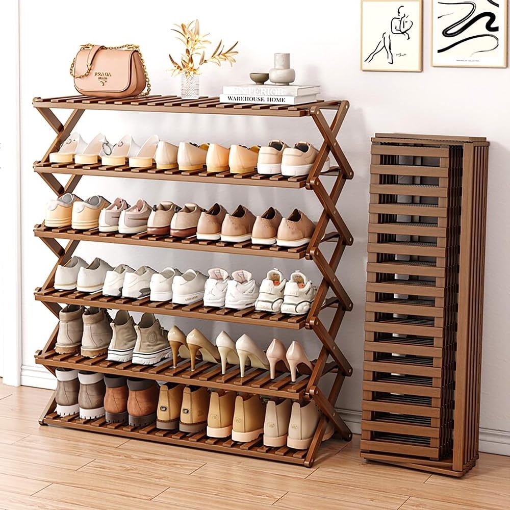 Wholesale Private Label  Shoe Rack Cabinet Wooden Modern,Shoe rack 4 layers, can be customized to increase or reduce layers