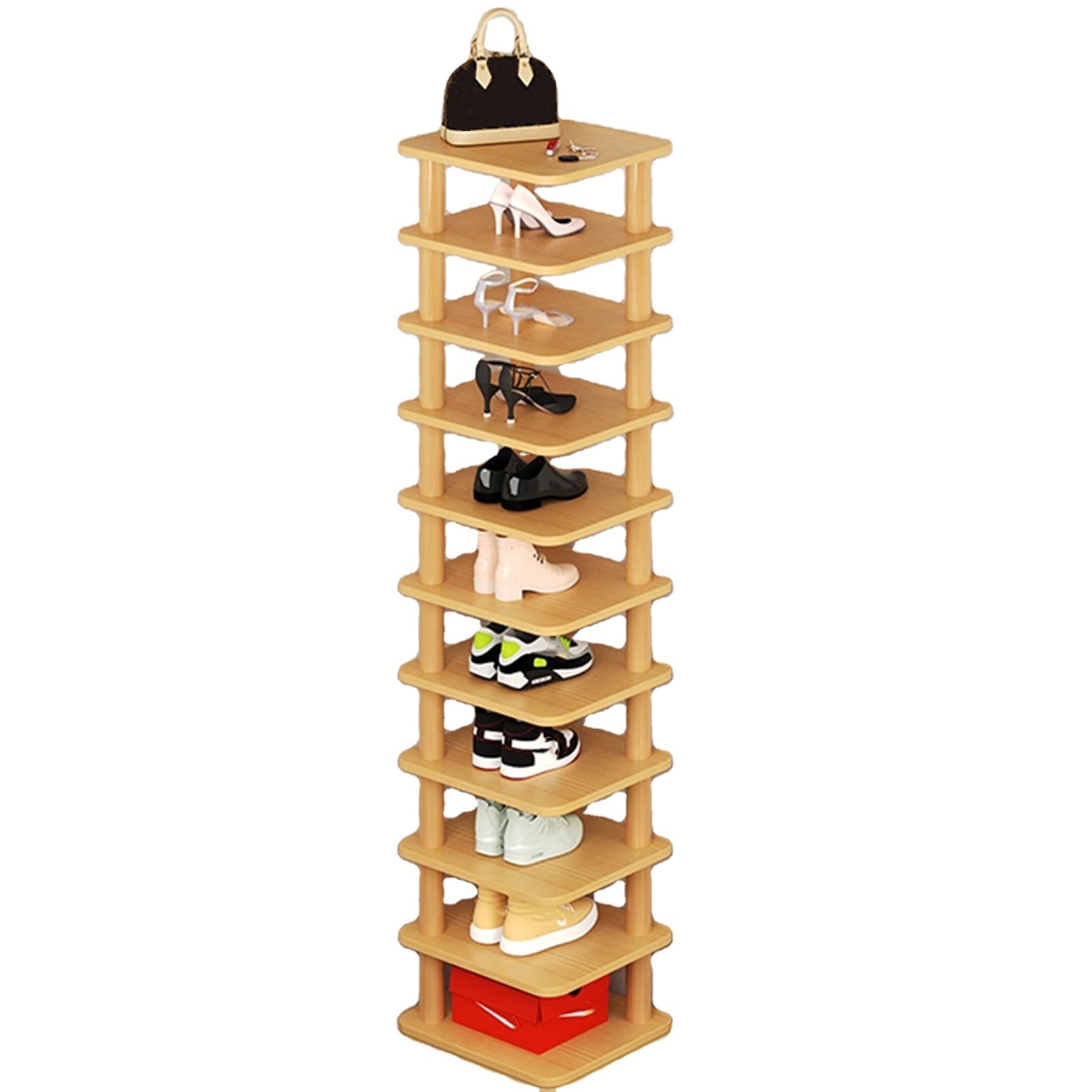 Wholesale New Products  Wooden Shoe Rack Cabinet,Wooden shoe cabinet, multi-layer shoe cabinet