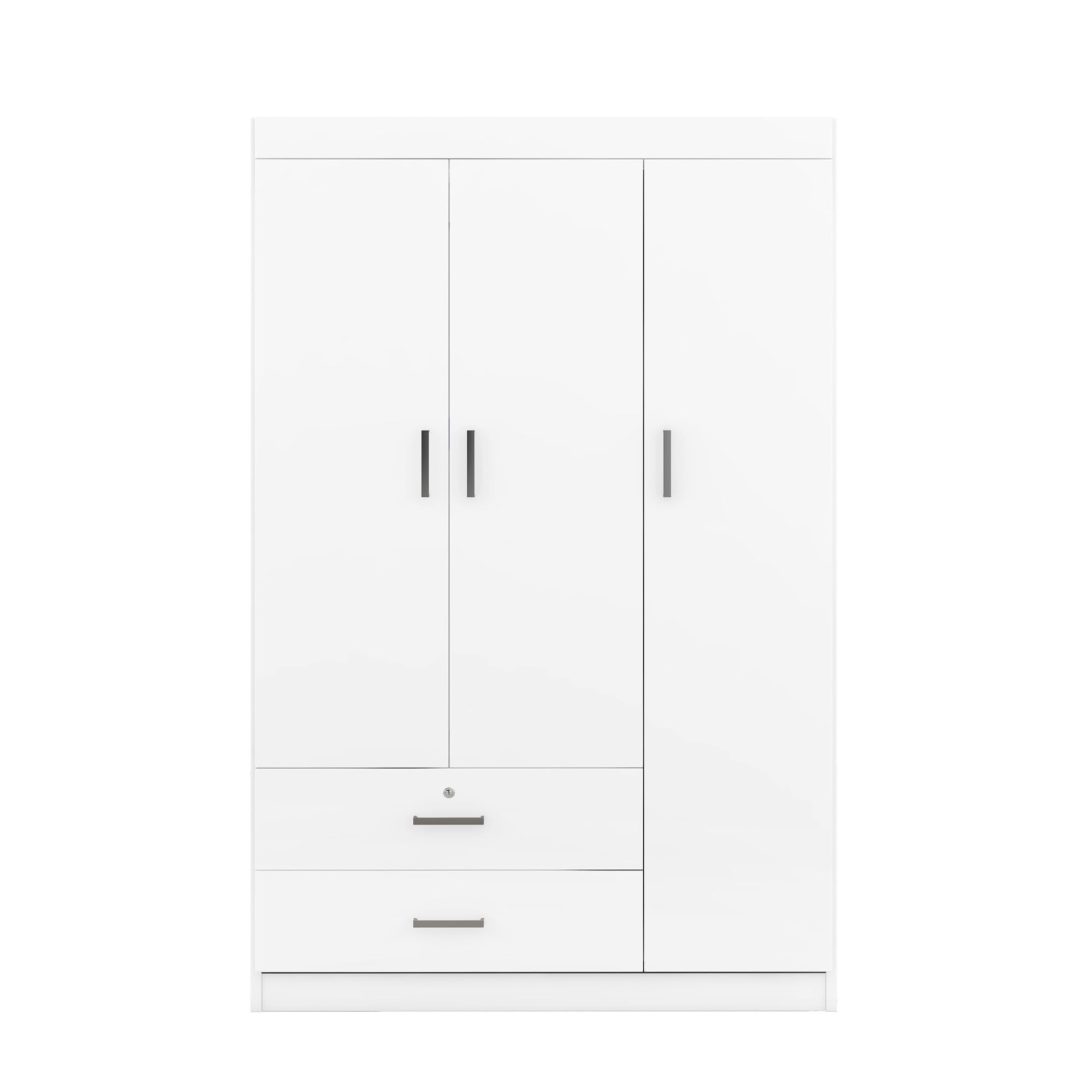 Wholesale New Trends  Wardrobes Bedroom Closet,Bedroom wardrobe with 2 storage drawers, modern 3 door armoire