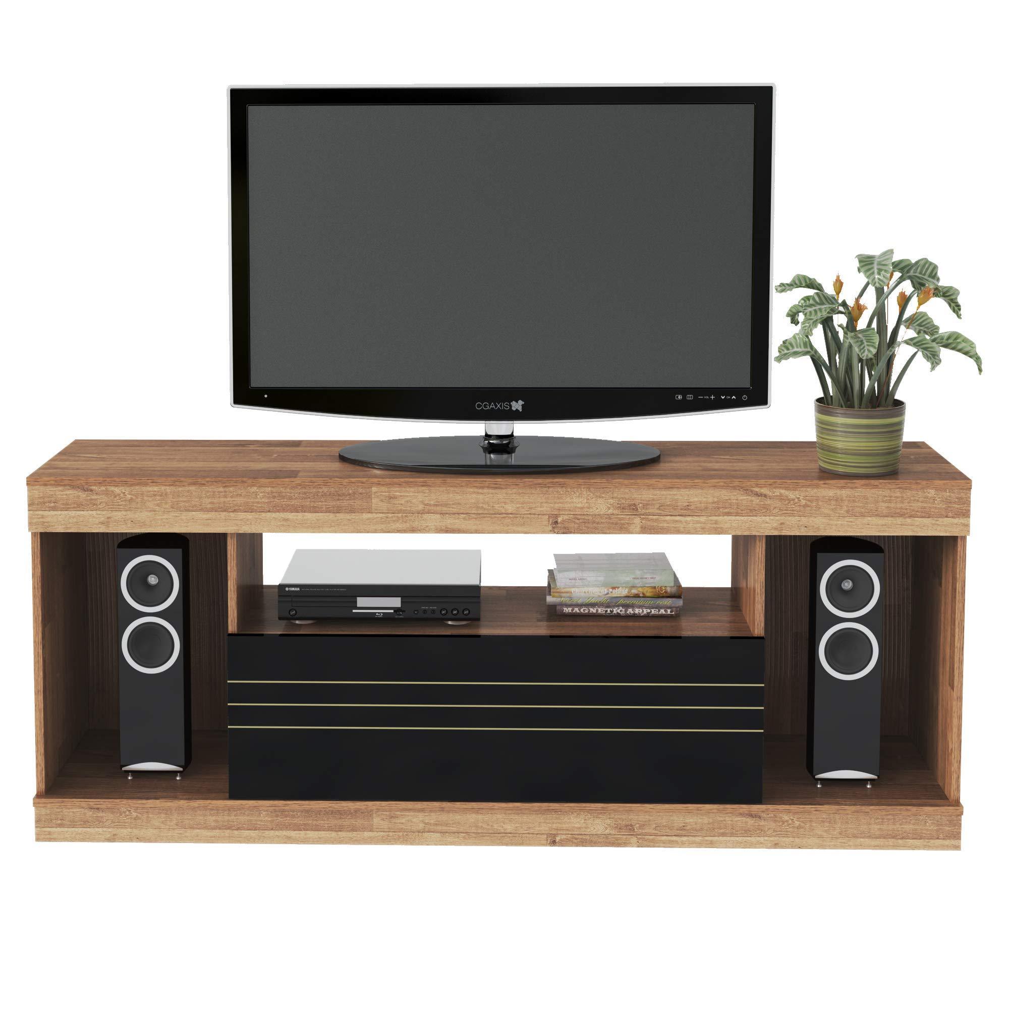 Wholesale new design sports TV cabinet with two deep storage, one layer of large drawers