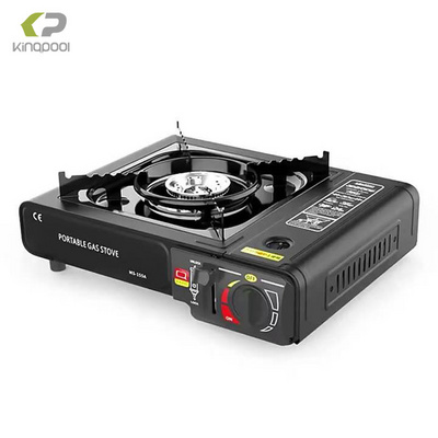 Kingpool CE Outdoor Cooker Gas Stoves Single Burner Picnic Butane Gas Portable Kitchen Cassette Gas Stove for Mini Camping Stove