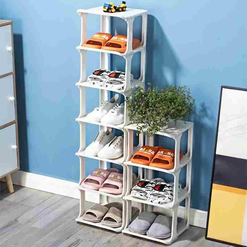 Modern Plastic Shoe Rack Multi-layer Detachable Shoe Rack