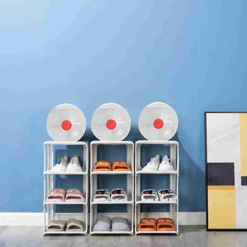 Modern Plastic Shoe Rack Multi-layer Detachable Shoe Rack