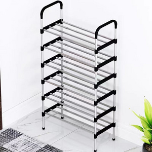 Multilayer Metal Shoe Rack Simple Removable Shoe Rack