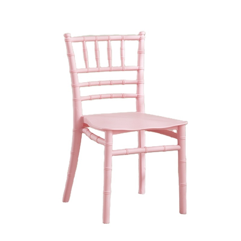 Simple colourful  Design Resin Plastic bamboo school Wedding chairs  Banquet Children Dining Party fold Kids chairs