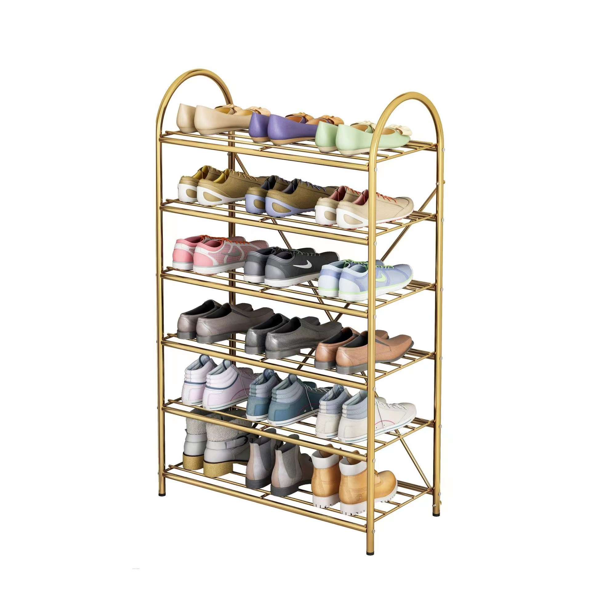 Household Simple Multi-Layer Metal Shoe Rack For Display