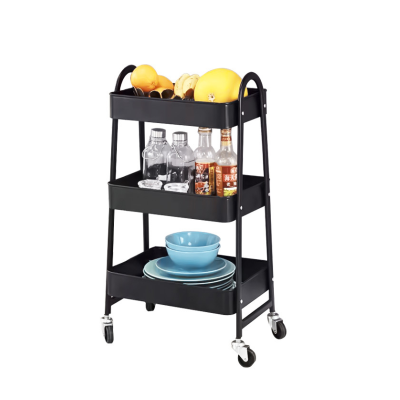 Organizer Metal Storage Racks & Shelving Units Removable Fruit Cart