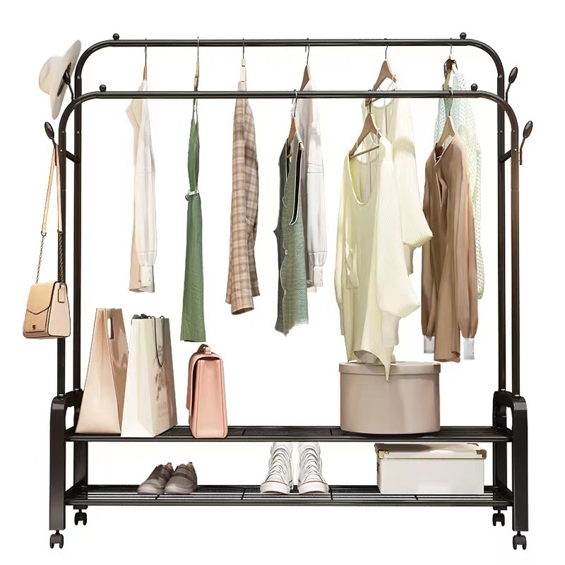 Modern Simple Metal Clothes Stands  And Shoe Racks