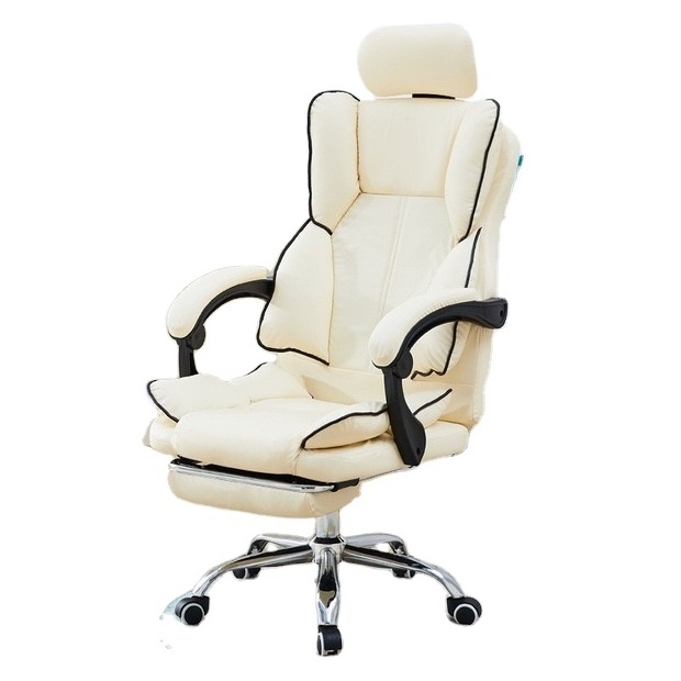 Hot sale cheap computer chair with footrest comfortable  office chair gaming stool swivel chair