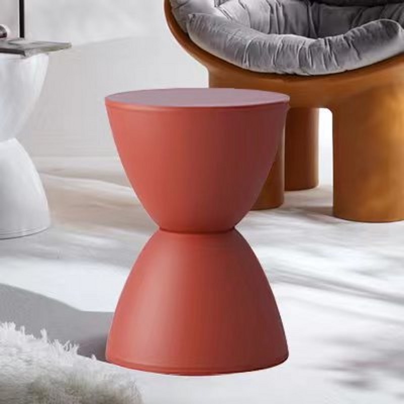 Modern shoes small stool into the household creative living room bench children's low stool thickened plastic simple round stool