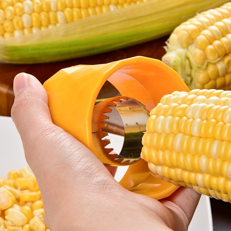 Creative Home Gadgets Corn Stripper Cob Cutter Remove Kitchen Accessories Cooking Tools Cooking Tools Kitchen Cob Remover