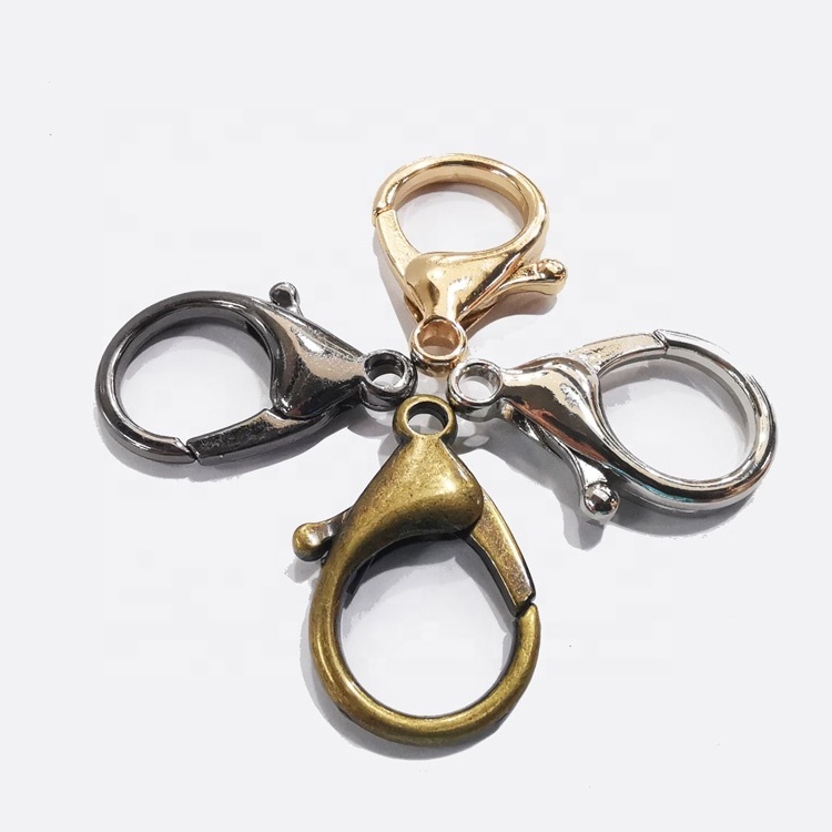 21mm Metal Luggage Bag Accessories Clasp Alloy Snap Hook Custom Key Snap Hooks Hardware Custom Key Lobster Snap Clasp