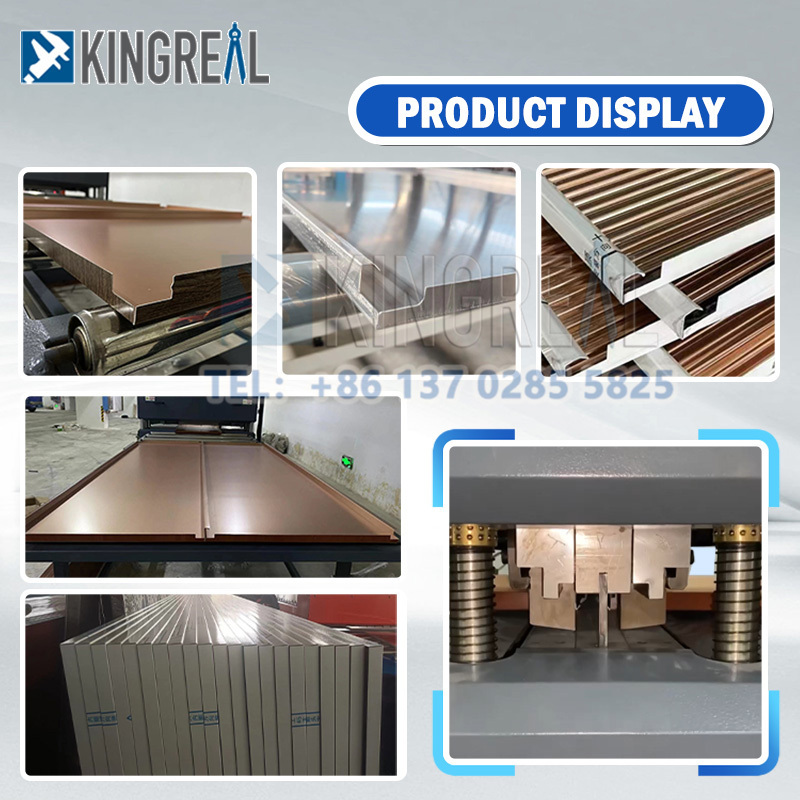 Hook-on Panel Roll Forming Machine Metal Plank Roof Panel Production Line Hook On Ceiling Making Machine Factory Design