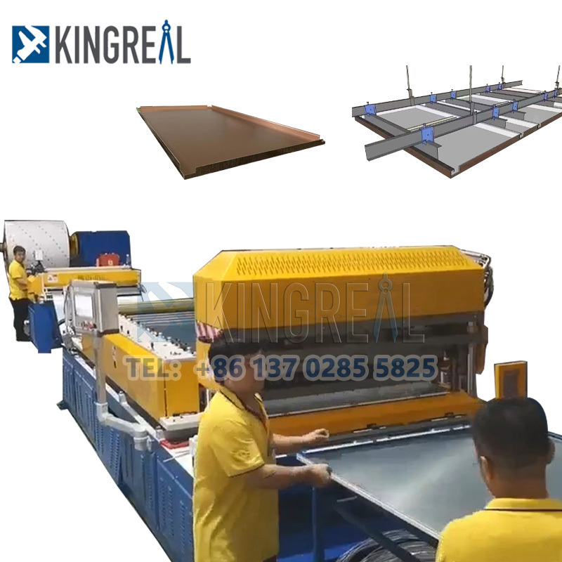 Hook-on Panel Roll Forming Machine Metal Plank Roof Panel Production Line Hook On Ceiling Making Machine Factory Design