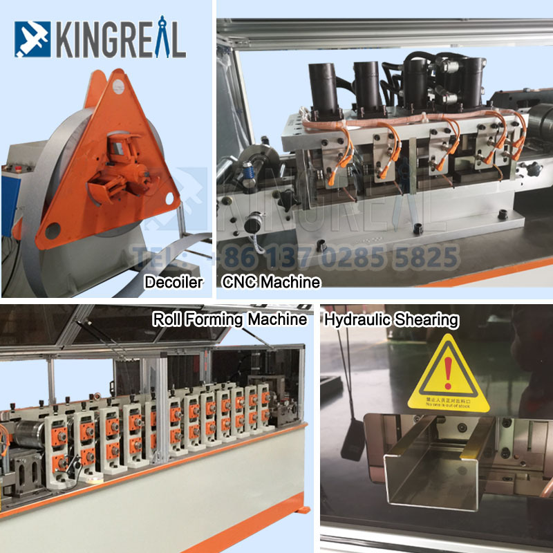 Multi sizes LGS Vail Framing Machine Vertex-BD Software Light Gauge Steel Roll Forming Machine Fashion Construction Machine