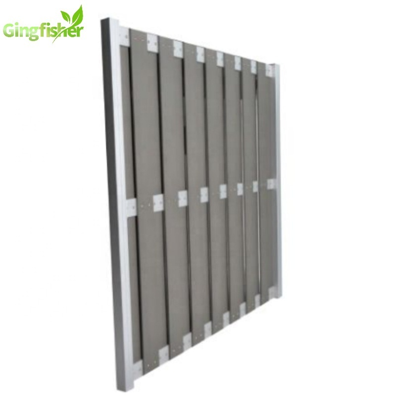 Aluminum Decorative Indoor Wood Plastic Composite Fence Picket