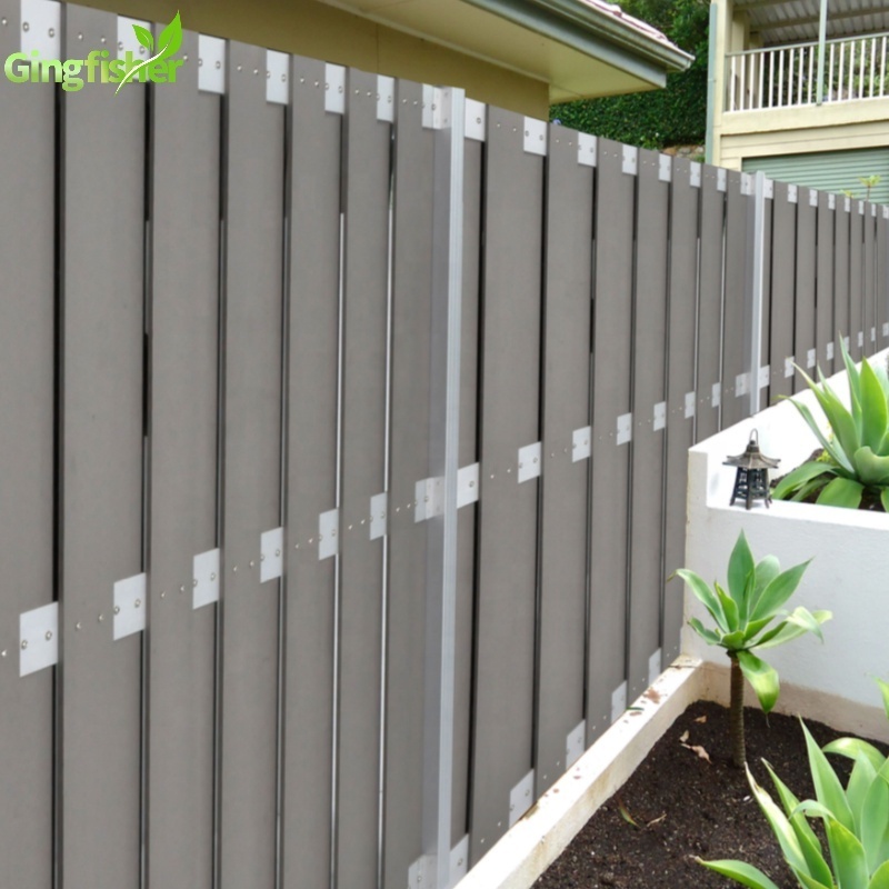 Aluminum Decorative Indoor Wood Plastic Composite Fence Picket