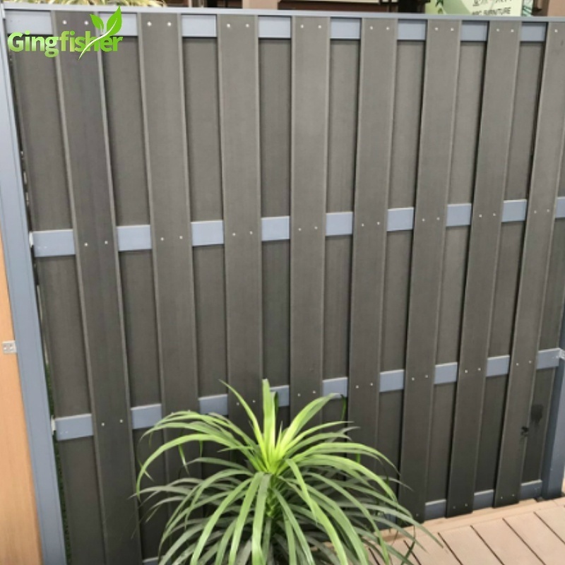 Aluminum Decorative Indoor Wood Plastic Composite Fence Picket