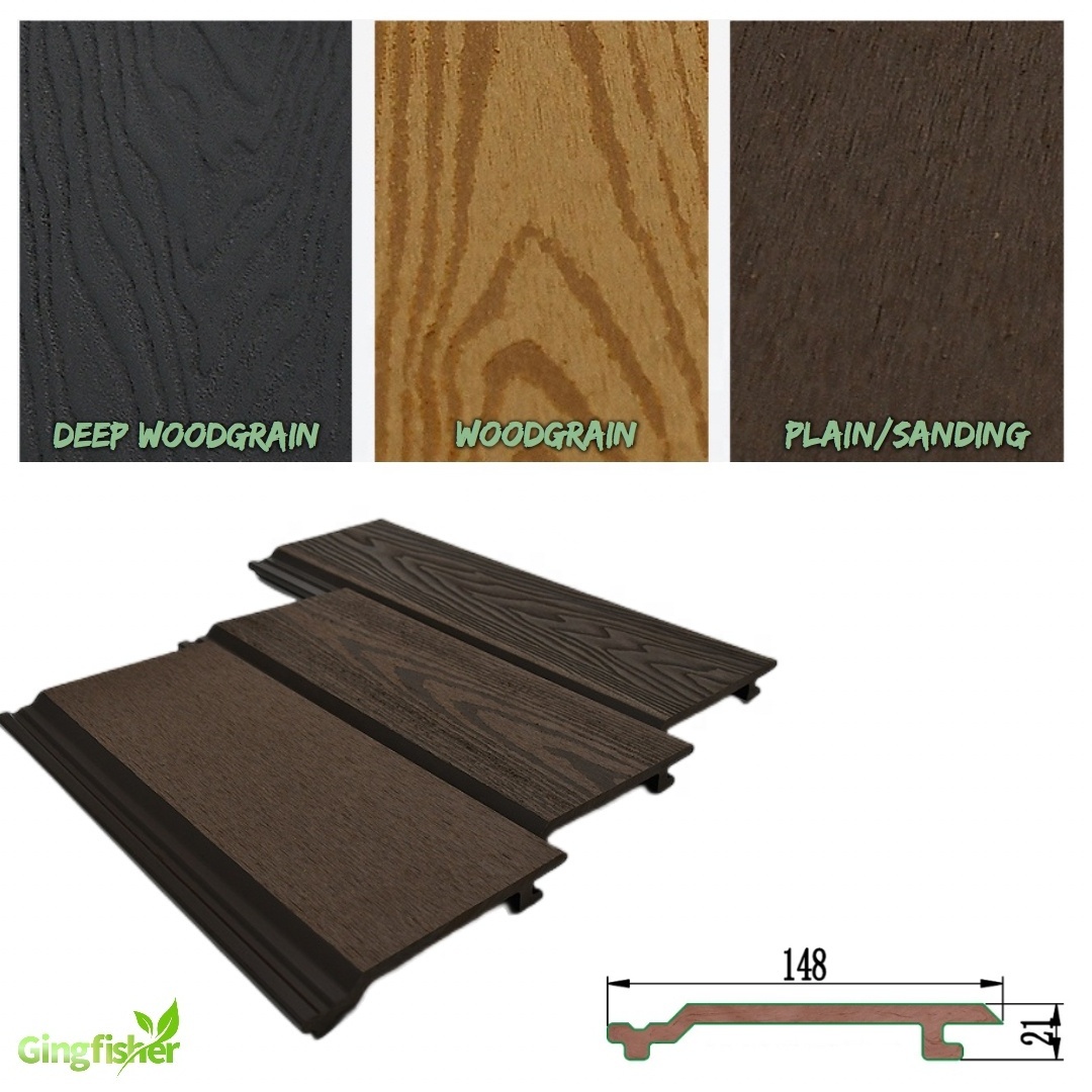 Exterior Board and Batten Siding Vertical Wood Composite Siding Panels Wall Cladding Options