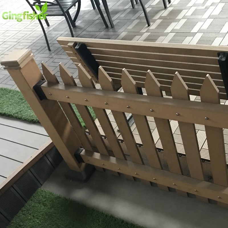 Child safety pool wood fence panels wholesale removable garden fence