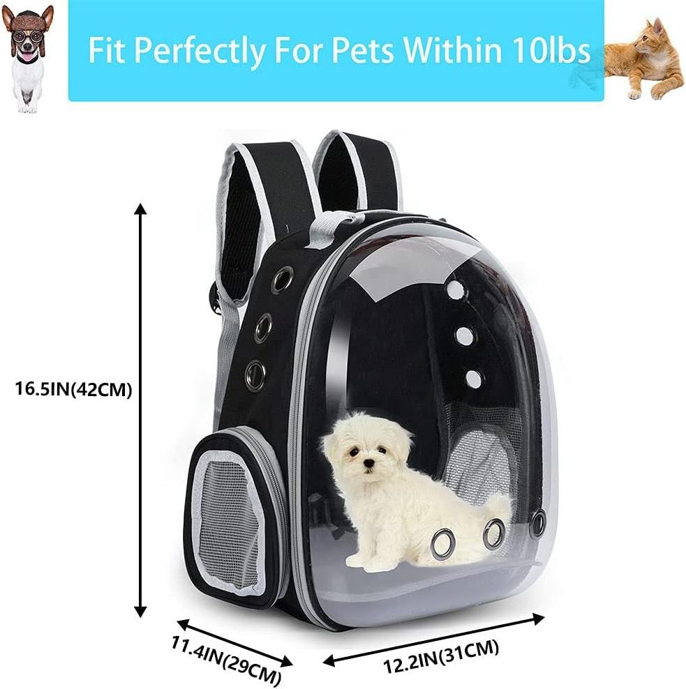 Pet Carrier Backpack, Bubble Backpack Pet Carrier, Large Cat Backpack for Hiking Travel and Outdoor Use