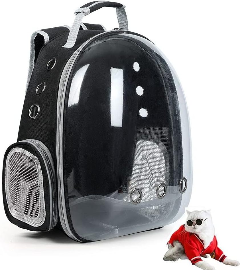 Pet Carrier Backpack, Bubble Backpack Pet Carrier, Large Cat Backpack for Hiking Travel and Outdoor Use