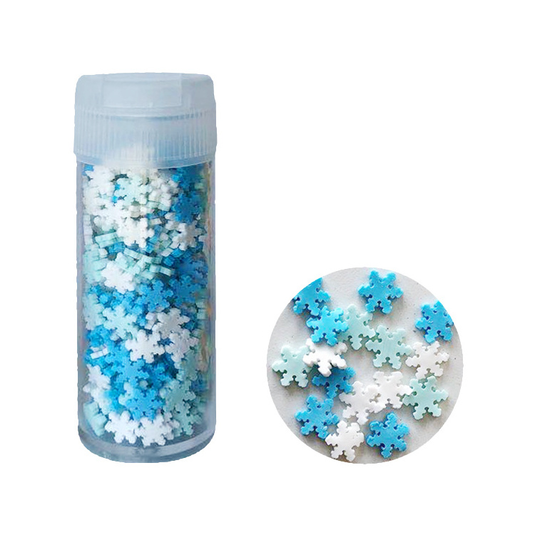 Polymer Clay Snow Flakes Sprinkles for Slime and DIY crafts Project