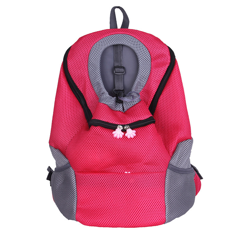 Comfortable Doggy Front Backpack Pet Puppy Carrier Travel Pack with Breathable Head Out Design and Padded Shoulder