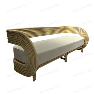 Natural Rattan Cane Sofa