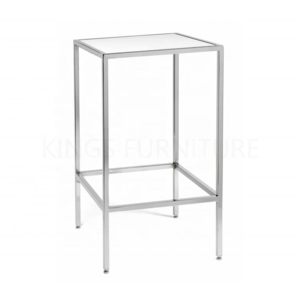 Modern Events and Wedding Stainless Steel Gold Chrome Cruiser Bar Table