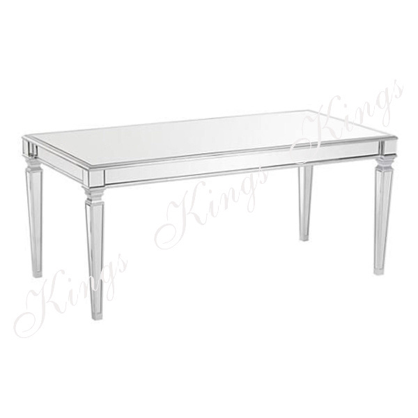 Luxe Events Wedding Wood frame mirror Coffee   table