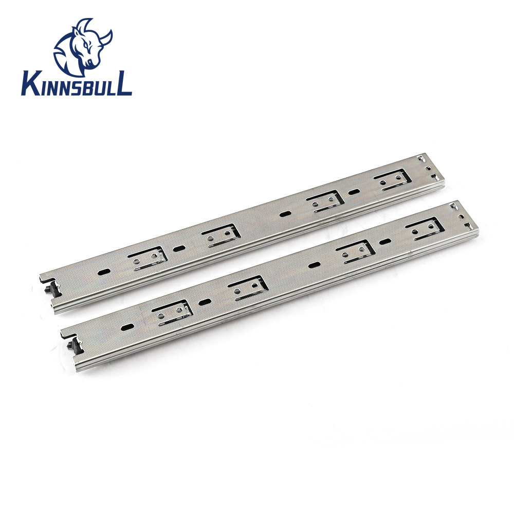 KB4007-36 Good Quality Telescopic Rail Ball Bearing Kitchen Cold Rolled Steel Furniture Hardware Drawer Slide