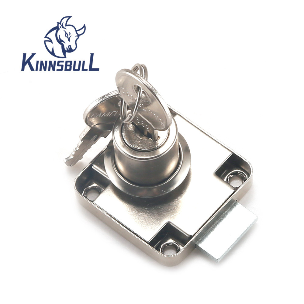 KB138-22 Good quality and Low price  Zinc Alloy Drawer Lock with 2 Iron keys