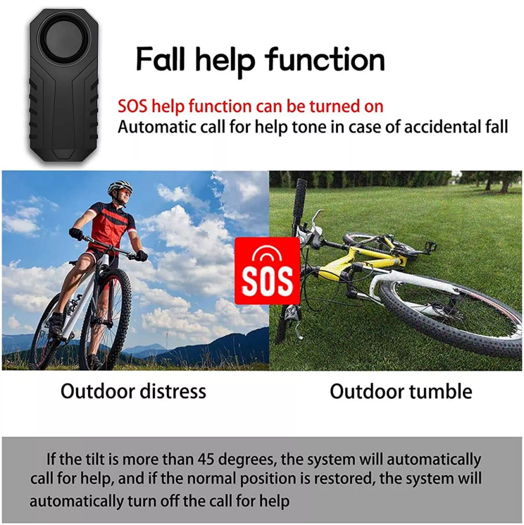 Most Popular  Wireless Remote Vibration Sensor Alarm bicycle alarms for bike anti theft alarm system