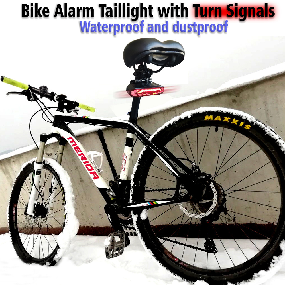 6 light models remote control IP65 waterproof motorcycle bicycle tail light rechargeable led bicycle lights