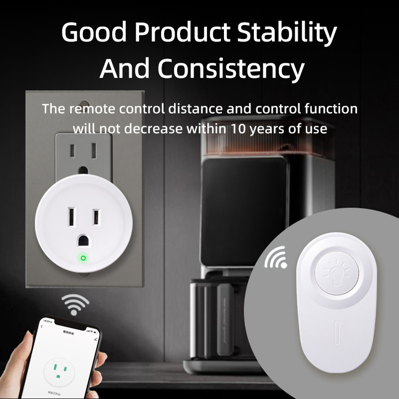 Wholesale Direct Sales smart plug Battery lifespan 6-10 years Voice control smart power socket plug