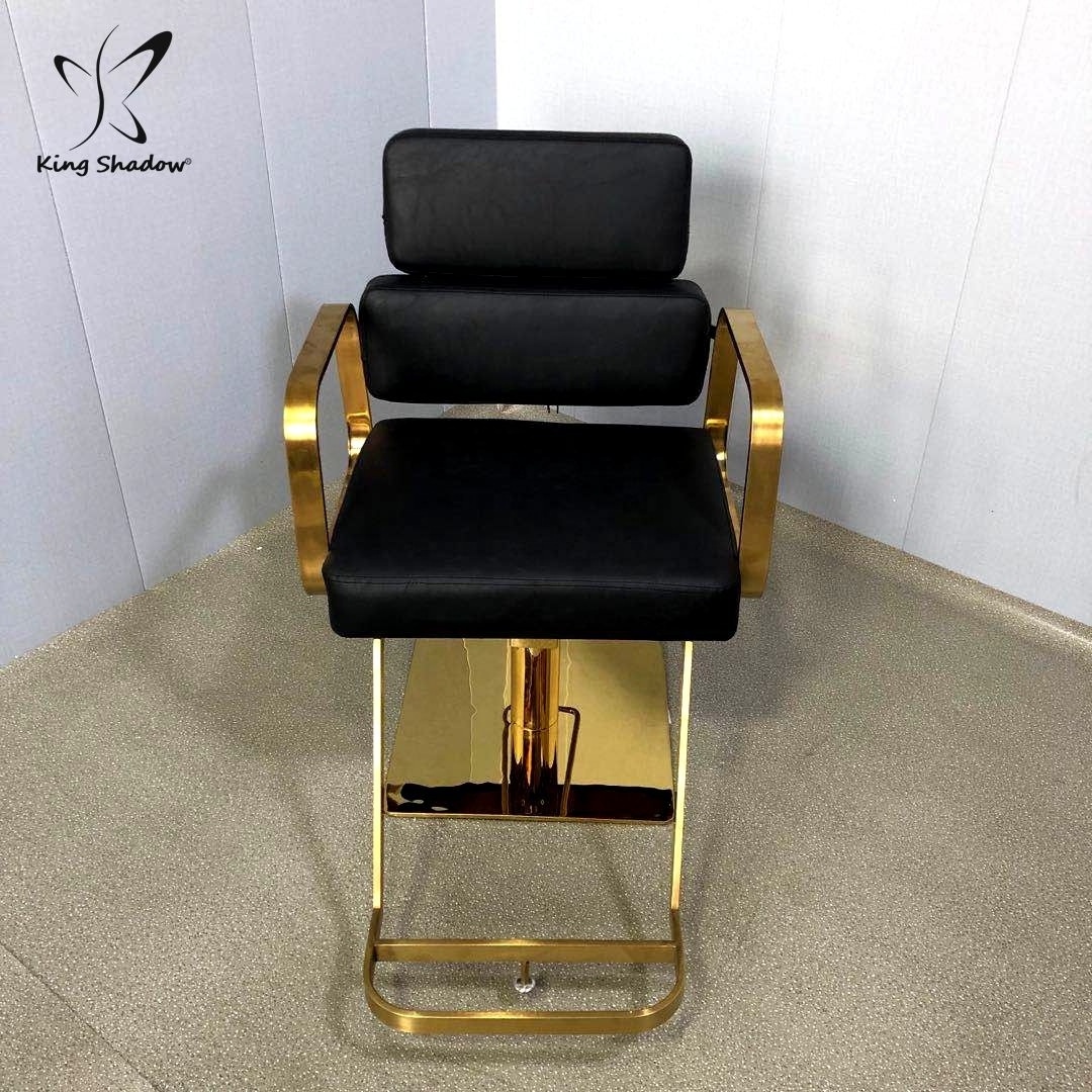 Popular Salon Furniture Cheap Styling Chairs Purple Salon Equipment And Furniture Barber Chair Gold Hairdressing Chairs